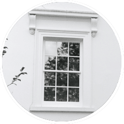 Georgian sash window